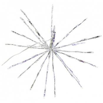 Световая декорация "Еж", 20 белых теплых светодиодов,10лучей по 10см На батарейках типа АА (3шт) TB2