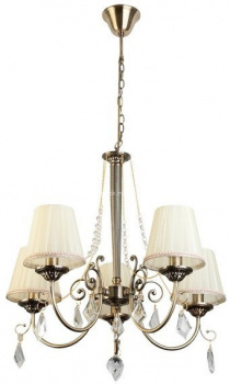 Люстра подвесная Monica античная латунь E14, 5x40W****