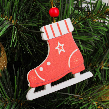 Подвеска новогодняя "Коньки" 