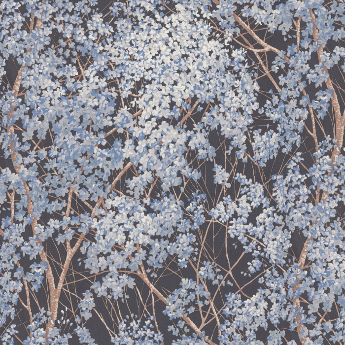 5051-20 Обои флизелиновые Yuka, мотив чёрный 1,06x10,05м