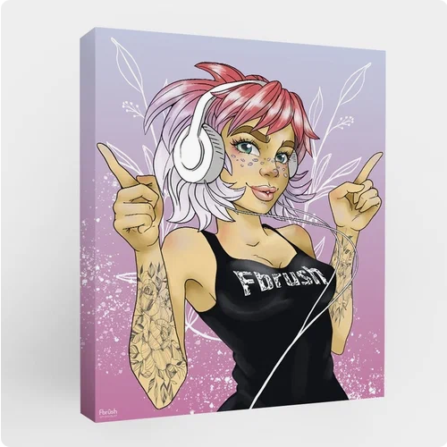 Lm45-13567 Картина Вместе с музыкой 40х50 см.