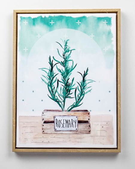 196246 Постер Комнатный цветок, 30х40х2,5см