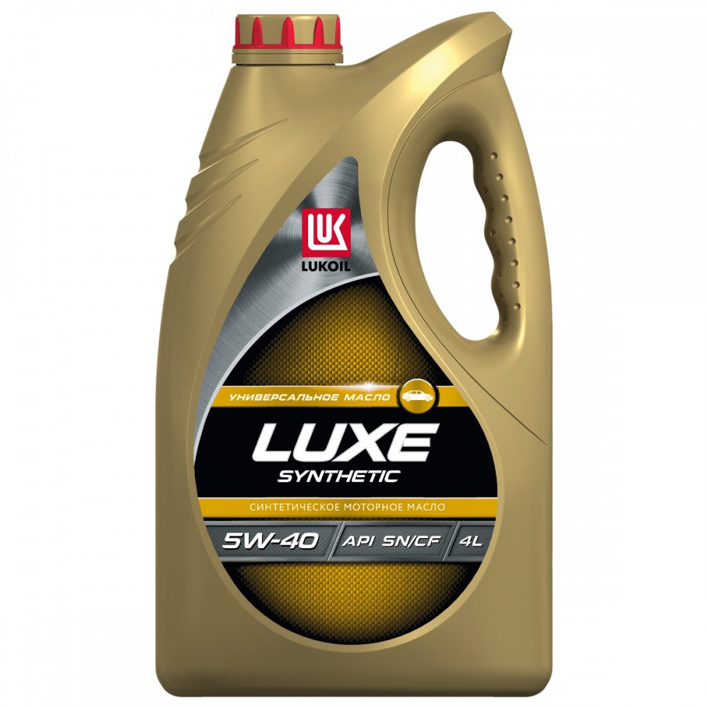 207465 Масло моторное 5W40 LUKOIL LUXE, SN-CF A3-B4 Синтетическое 4л