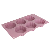Форма для выпечки "Plum Миникекс" 30х17,5х3см 6яч. цв.сливовый