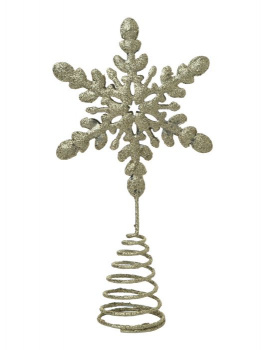 Верхушка на елку (нержавеющая сталь)  10,5*4,4*19,5см