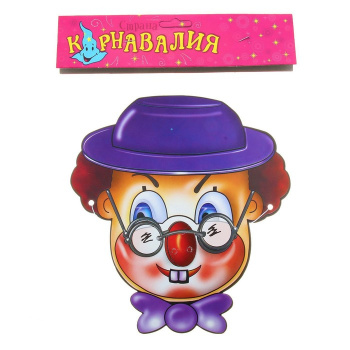 Маска бабушка в шляпке 20*20 