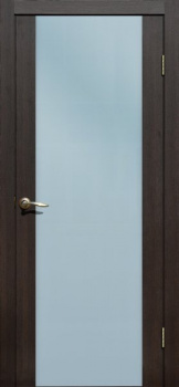 Полотно дверное 600 дуб мокко ТРИПЛЕКС ЧЕРНЫЙ (301)