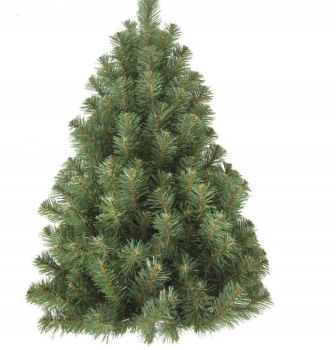 Ель искусственная "Настенная" 120 см, d нижнего яруса 56 см, кол-во веточек 200 шт.   