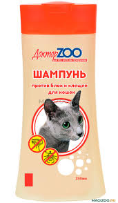 Шампунь Доктор ZOO от блох и клещей д/кош 250мл