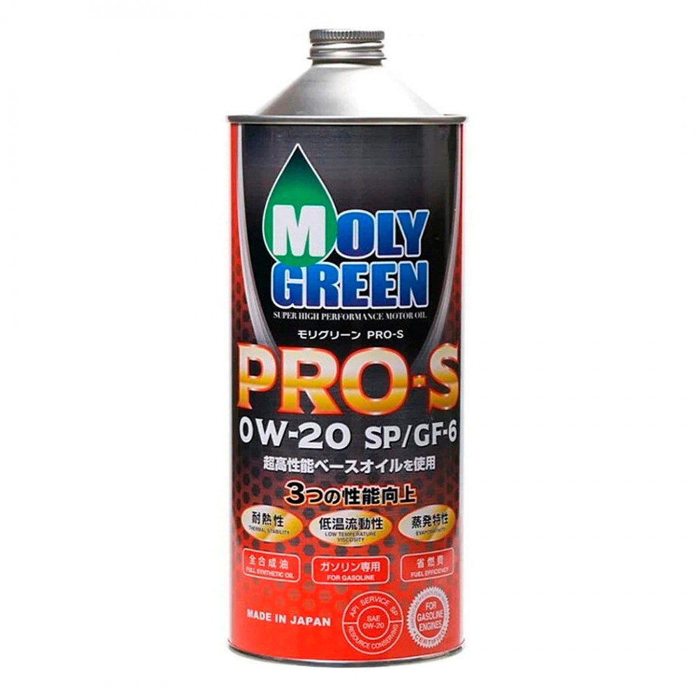 470186 Масло моторное 0W20 Molygreen PRO S, SP-GF-6 Синтетическое 1л
