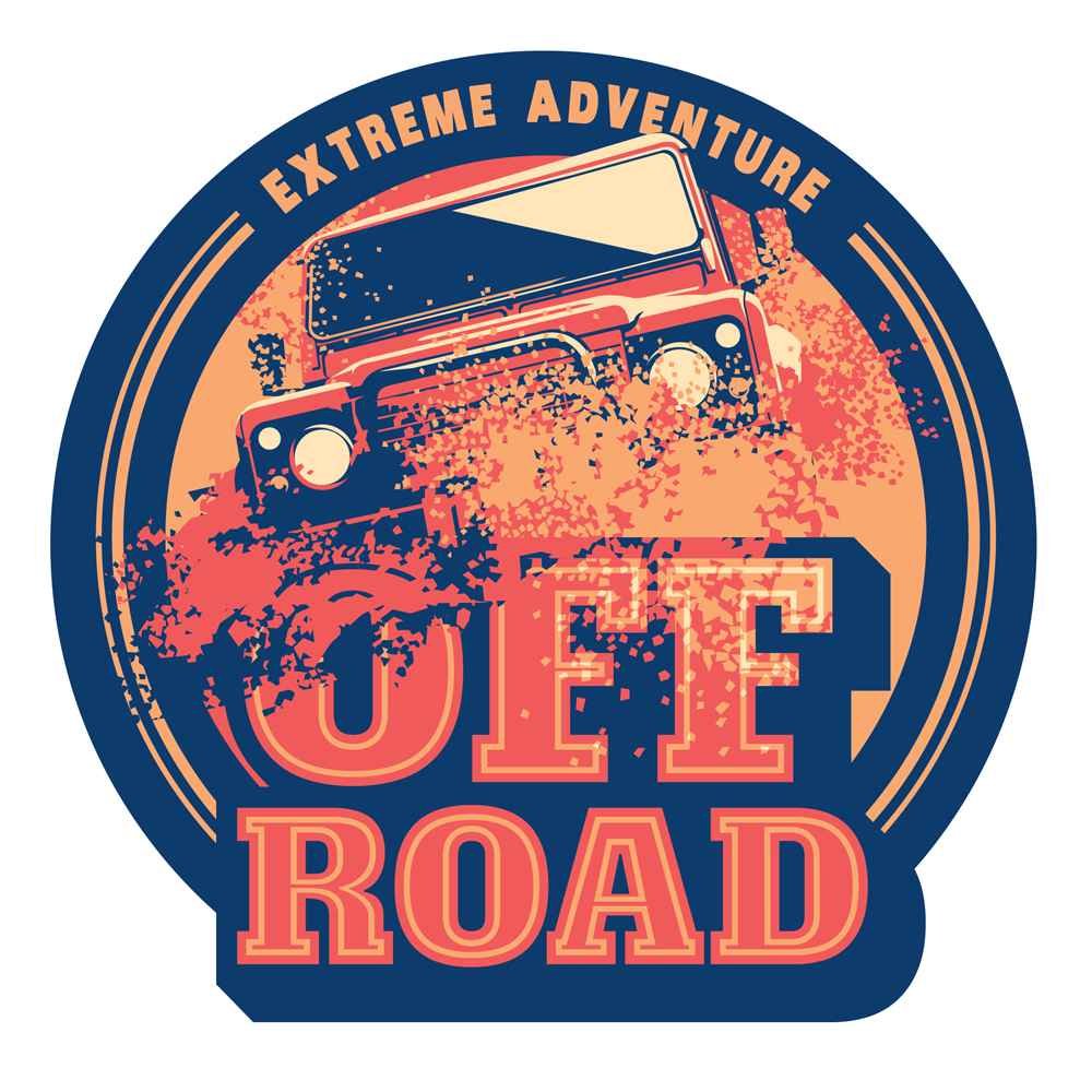 ML 0007 Набор наклеек Внедорожник XS 35х50