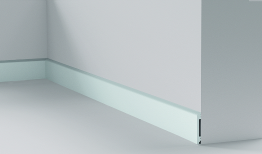 Плинтус напольный ударопрочный FR1 Wallstyl 80X13X200мм