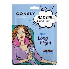 Маска CONSLY тканевая BAD GIRL - Good Skin после перелета 23 мл