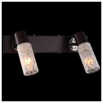 Светильник СПОТЫ - 21130/2 хром/венге