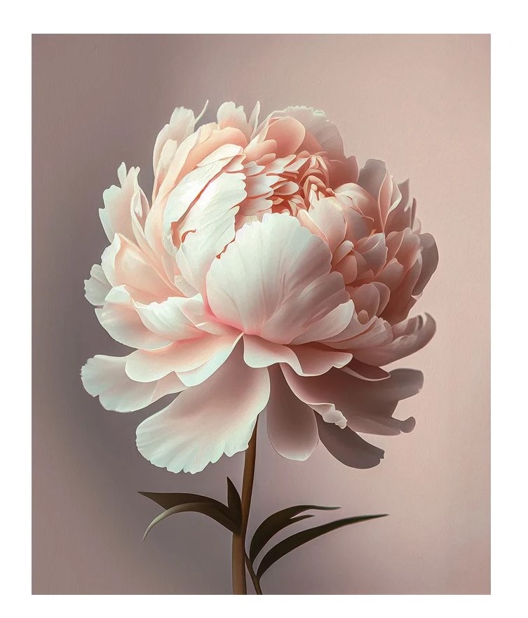 kt45-14227 Картина Нежные пионы 2 40х50 см.