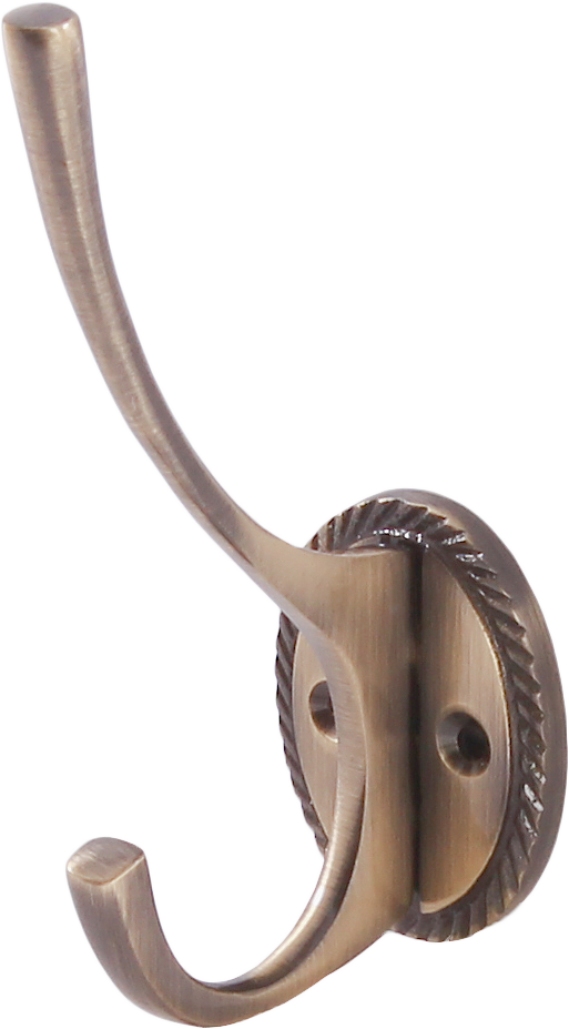 LKBR111АВ Крючок пальто и шапки Georgian, латунь