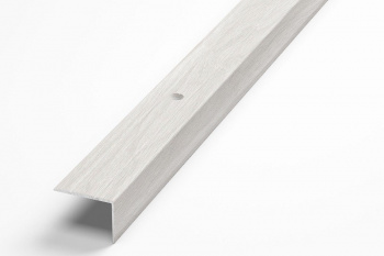 Порог-угол Д5 20*20мм Ясень белый № 106, 0,9м