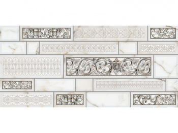 Декор InterCerama PLAZA_IC Серый 50*23 