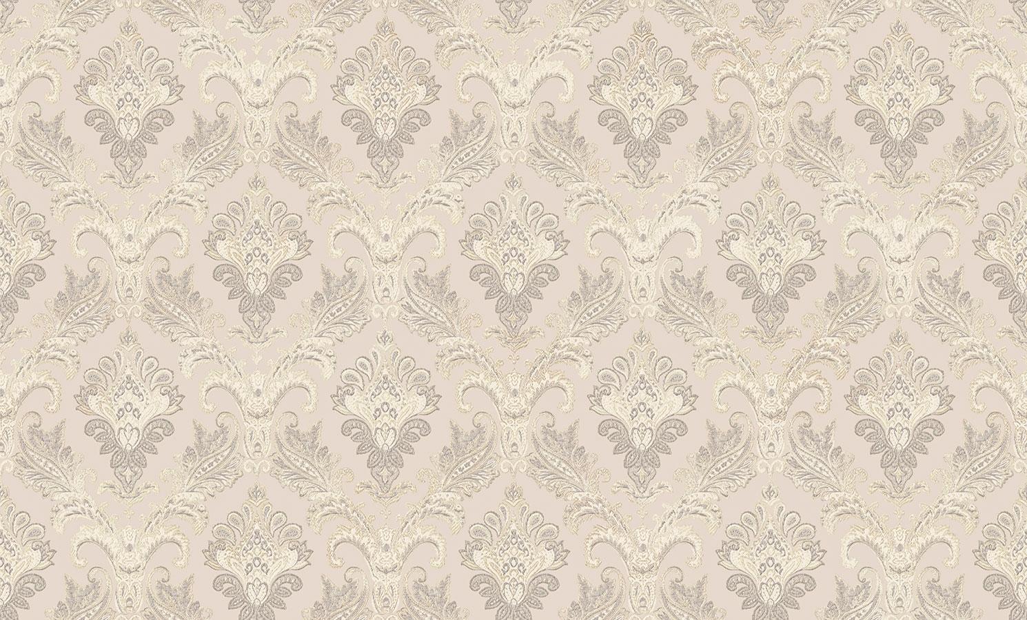 652031 Обои флизелиновые Dalia, мотив бежевый 1,06х10м.