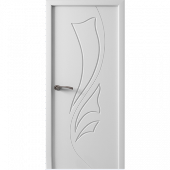 Полотно дверное глухое Трио ПВХ 700 белый