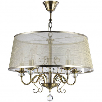 Люстра подвесная "Freya Driana" бронза Е14*5*40Вт (15 м2)