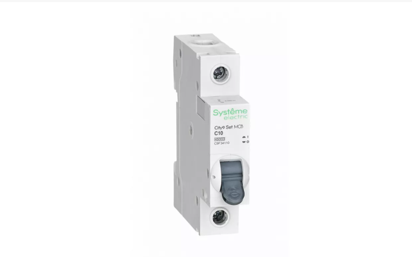 C9F34110 Автоматический выключатель 1P 10А City9 (АВ) С 4.5kA 230В Systeme Electric