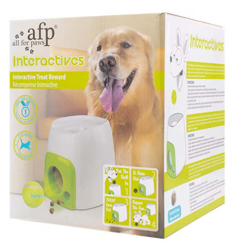 Игрушка All For Paws Interactive катапульта-диспенсер+1мяч 16*16*20см