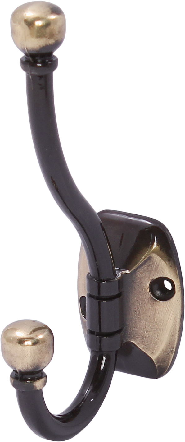 LK0405AB Крючок для пальто, антик латунь