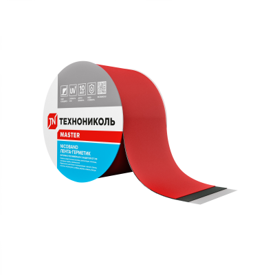 Лента гидроизоляционная NICOBAND 3мх10см красный