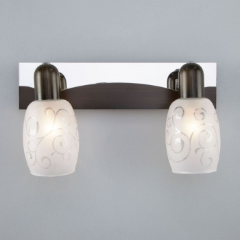 Светильник СПОТЫ - 60301/2 хром/венге