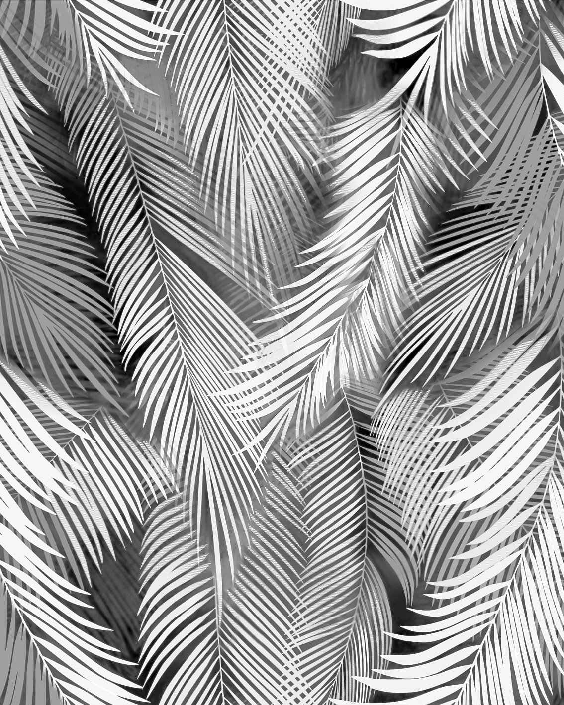 E200808 Обои флизелиновые Fiji, мотив чёрный-белый 1,06x10,05м