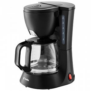 Кофеварка DELTA DL-8153 черная : 600 Вт, 600 мл