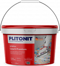 Затирка биоцидная PLITONIT COLORIT Premium (0,5-13 мм) белая 2 кг.