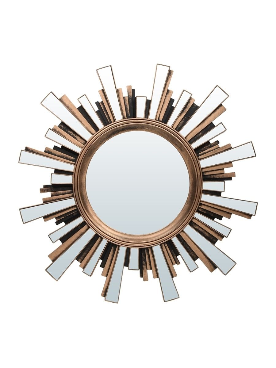 74074 Зеркало декоративное Комо, дерево, 48 см, D зеркала 20 см