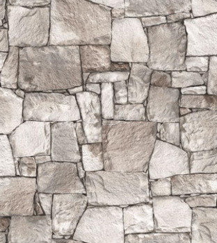 Обои бумажные "Дублин" мотив коричневый 0,53х10,05 м.