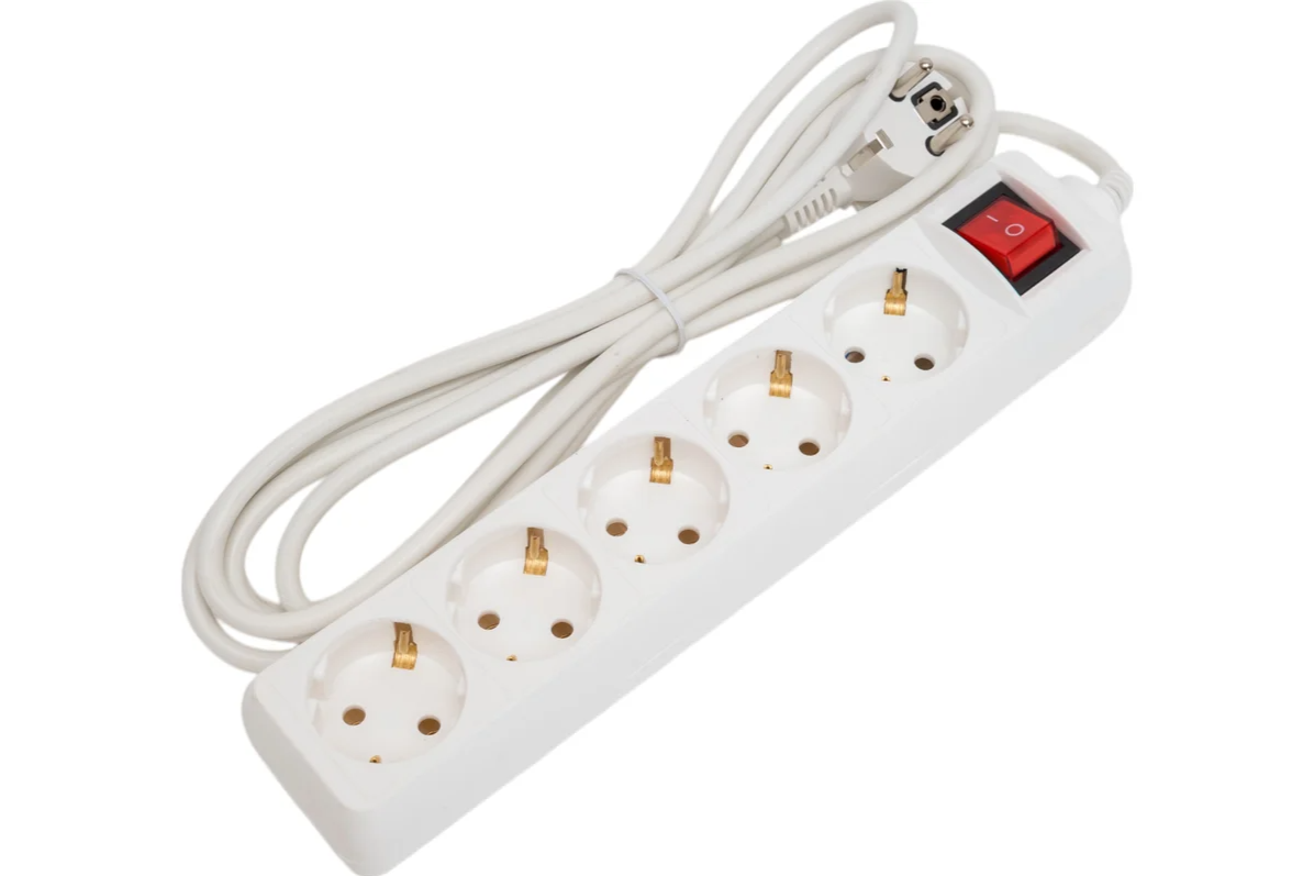 16-35ЕS Удлинитель бытовой ARTSUN 3м 5гн эл. 220В пвс 3х1,0 мм2 max 4000Вт