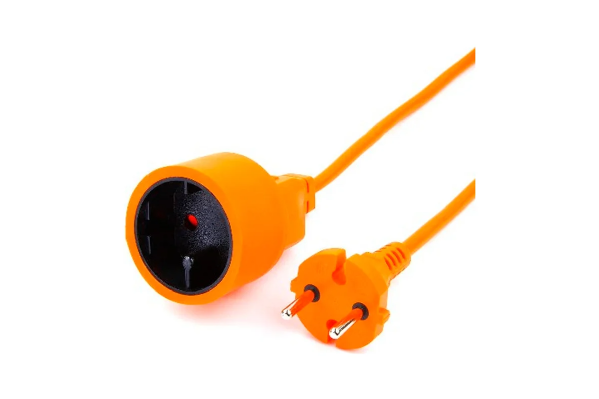 10-1-20m Удлинитель бытовой LINZO 20м 1гн на рамке 10-1-20M ПВС 2х0,75 мм2 мах 2500 Вт