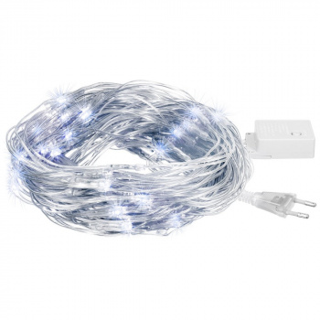 Электрогирлянда "Сеть" 176 холодных LED ламп, контр 8 режимов, прозрачный провод, 2*1,5 м, 220 v