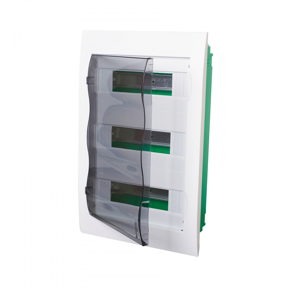EZ9E312S2FRU Бокс встраиваемый Systeme Electric City9 с проз. дв. 3ряд-36мод IP40,IK07,63А,2 клеммы