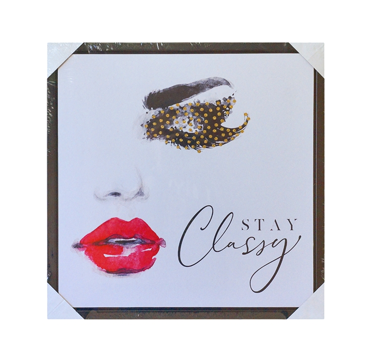 186390XCC Постер Stay classy 50х50х2,7см