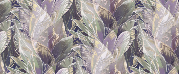 Обои флизелиновые "Babochka", мотив фиолетово-зелёный 1,06х10 м.  