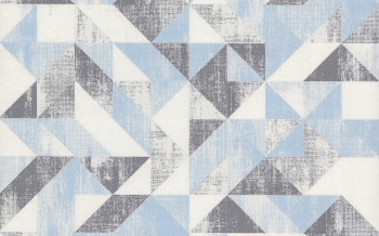 Обои бумажные "Крафт" мотив серо-голубой 0,53*10.05м 