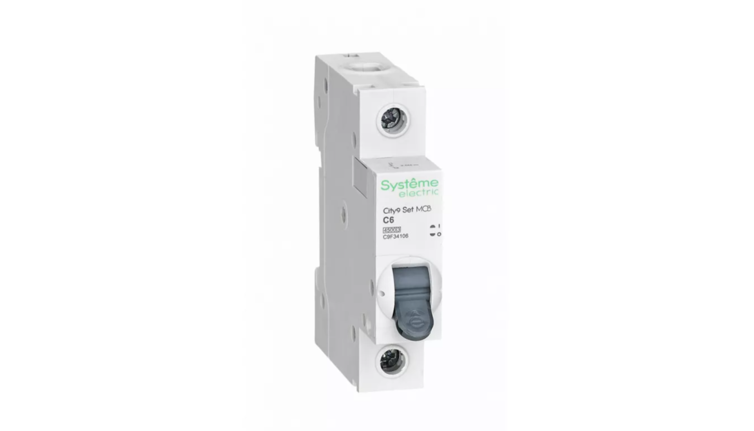 C9F34106 Автоматический выключатель 1P  6А City9 (АВ) С 4.5kA 230В Systeme Electric