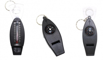 Компас-свисток, с термометром и лупой Дружба 