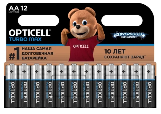 Батарейки Opticell Turbo Max LR6 BL12 12шт