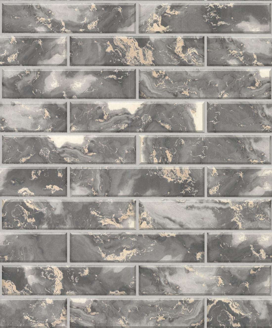 10127-42 Обои бумажные Керама фон темно-серый 0,53х10,05м