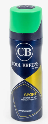 Антиперспирант спрей COOL BREEZE Sport  муж /200 не марка