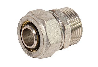 Соединитель обжимной 20x3/4", наружная резьба, AQUALINK