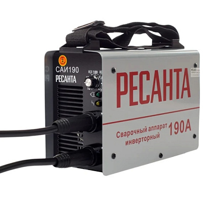 Сварочный инвертор Ресанта САИ-190, 10-190А, 140-260В, 1,6-5,0мм