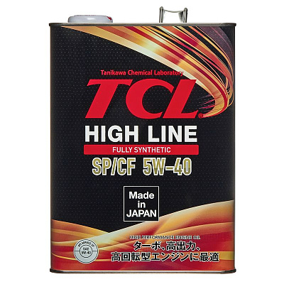 Масло моторное 5W40 TCL High Line, SP/CF Синтетическое 4л